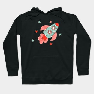 To the moon//Drawing for fans Hoodie